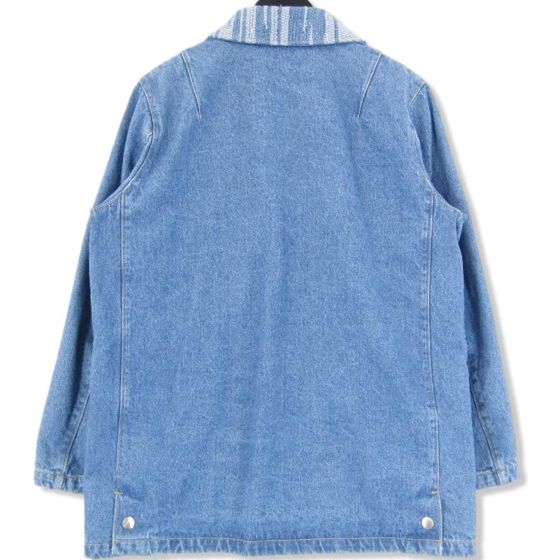 KUON クオン 20AW デニム フィールドジャケット 襟裂織り 2002 KUON クオン 20AW デニム フィールドジャケット 襟裂織り 2002