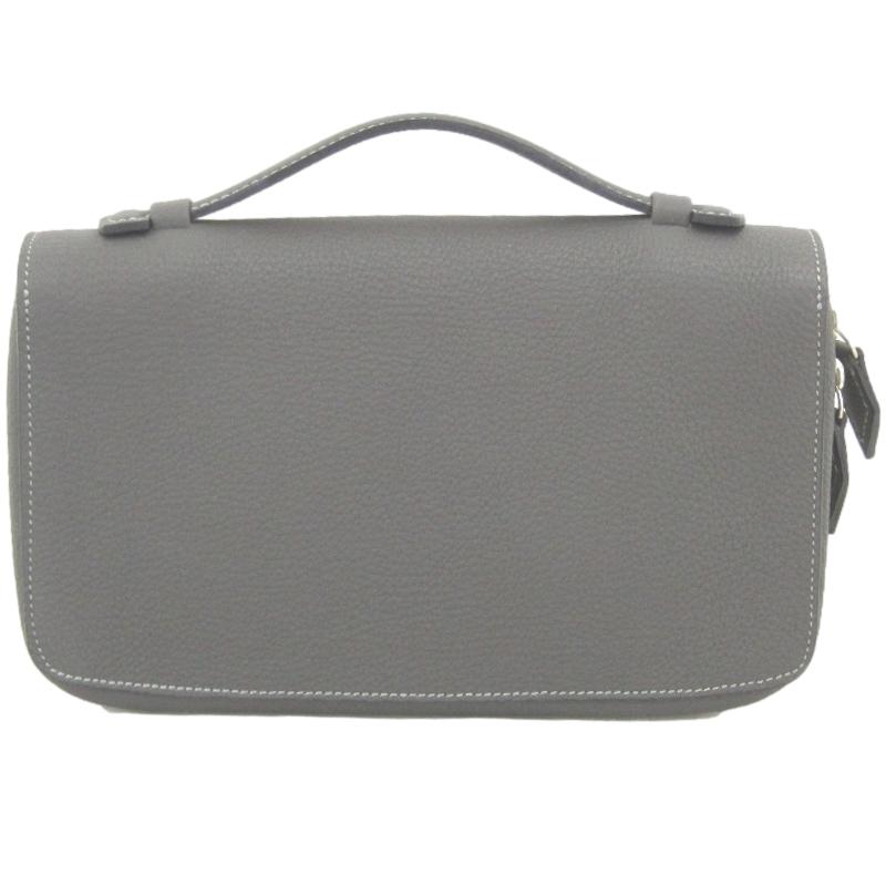 極美品✨ ル・ボナー ハンドバッグ ポーチ ピッコロ シュランケンカーフ 2023 年の大トリは「ポーチ・ピッコロ」 - ル・ボナー