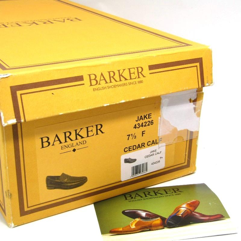 美品 BARKER バーカー UK7.5 ペニーローファー 434226 JAKE ジェイク 