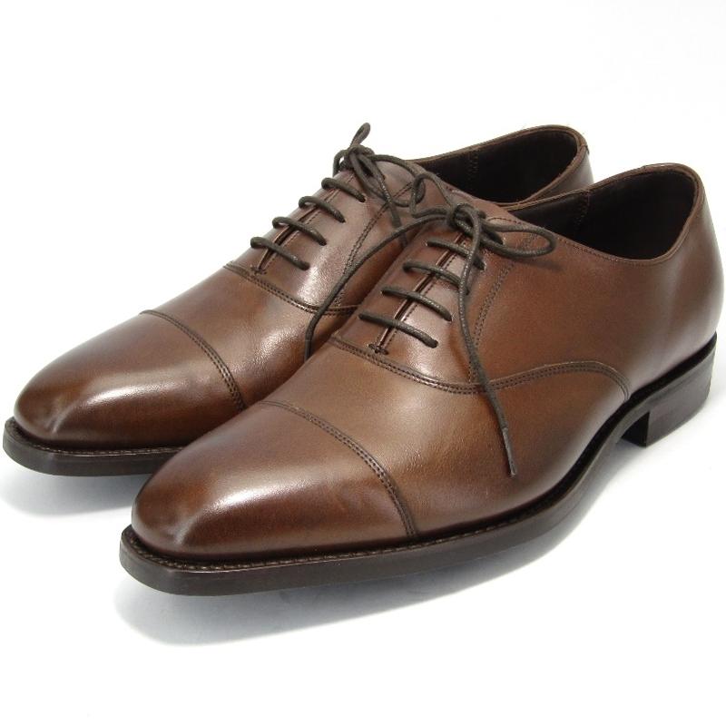 美品 BARKER バーカー UK7.5F ストレートチップ 4275FW15 ダイナイト 