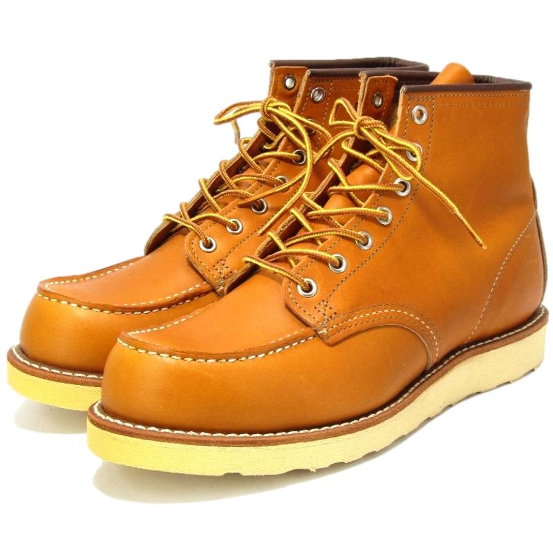 未使用 REDWING レッドウィング US8.5E 26.5cm モックトゥ 9875 復刻犬 