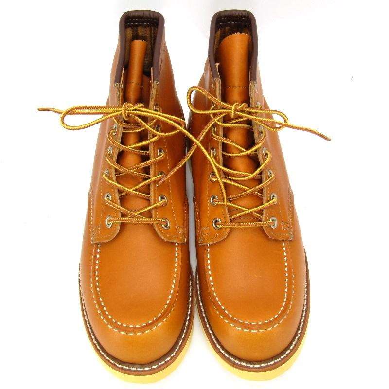 未使用 REDWING レッドウィング US8.5E 26.5cm モックトゥ 9875 復刻犬 