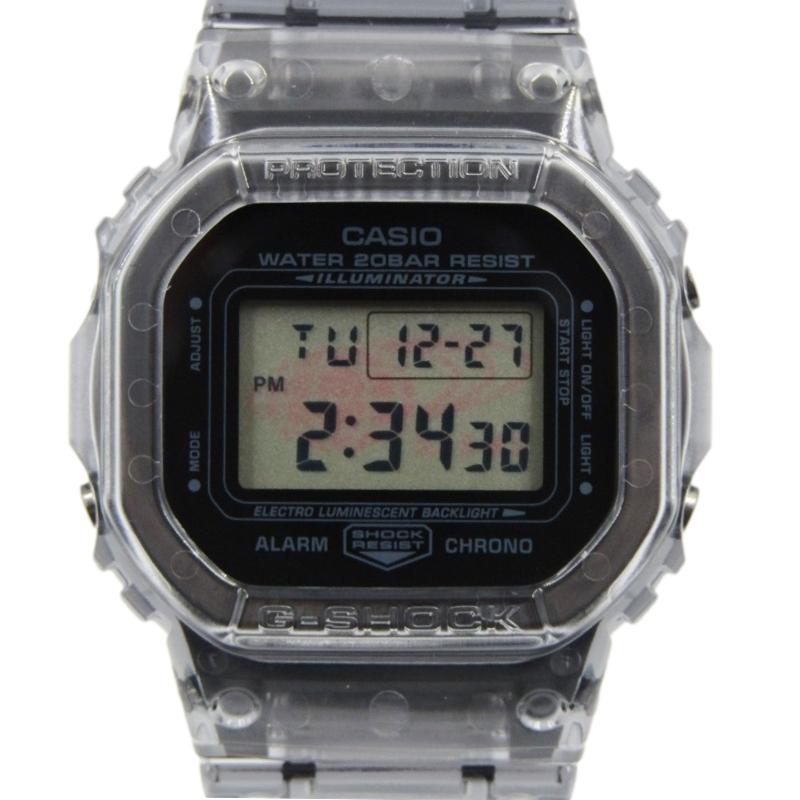 未使用 CASIO G-SHOCK Gショック DW-5600BEAMS20-8JR BEAMS別注 コラボ スクエア スケルトン DW-5600VT  ブラック クリア 43004421 : 43004421 : クラシック - 通販 - Yahoo!ショッピング