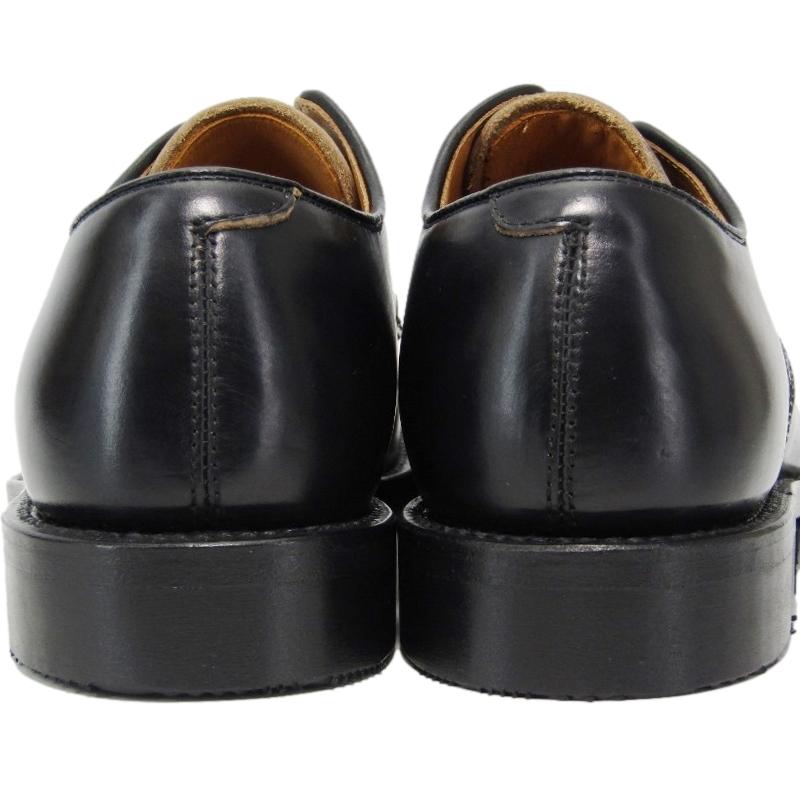 WHEEL ROBE 革靴PLAIN TOE DERBY 黒 6.5D