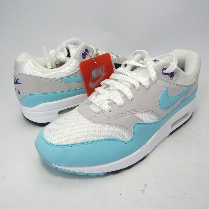 未使用 NIKE ナイキ AIR MAX 1 OG ANNIVERSARY 908375-105 エアマックス アニバーサリー  WHITE/AQUA 26cm  箱付スニーカー  中古 45000046｜classic｜02