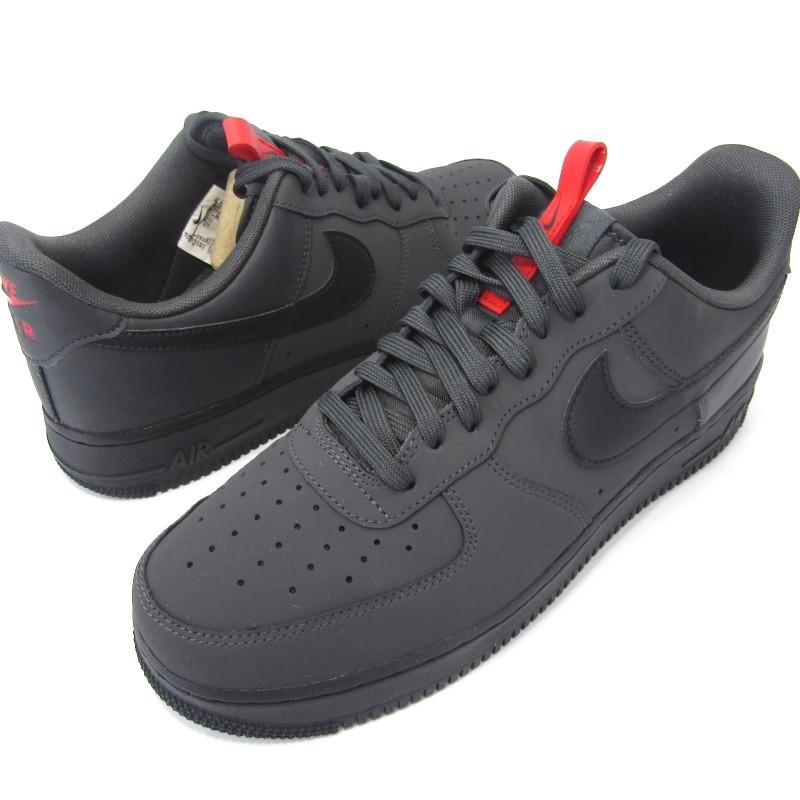 未使用 NIKE ナイキ AIR FORCE 1 07 BQ4326-001 エアフォース バスケ ANTHRACITE/BLACK-UNIVERSITY RED 28cm  箱付スニーカー  中古 45000225｜classic｜02