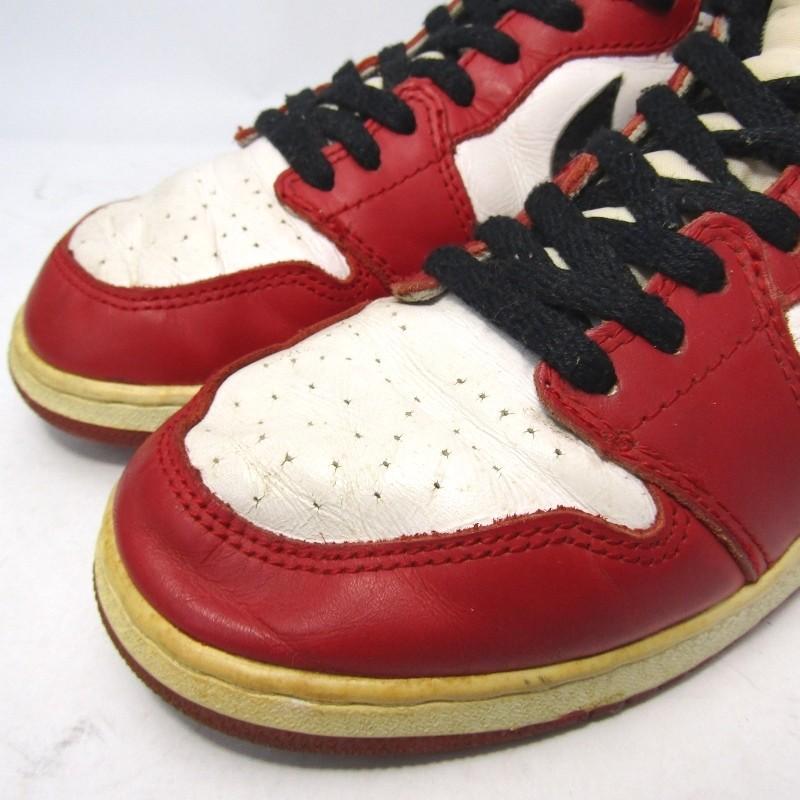 NIKE ナイキ AIR JORDAN 1 RETRO BG BLACK TOE 観賞用 153126-101 エア 