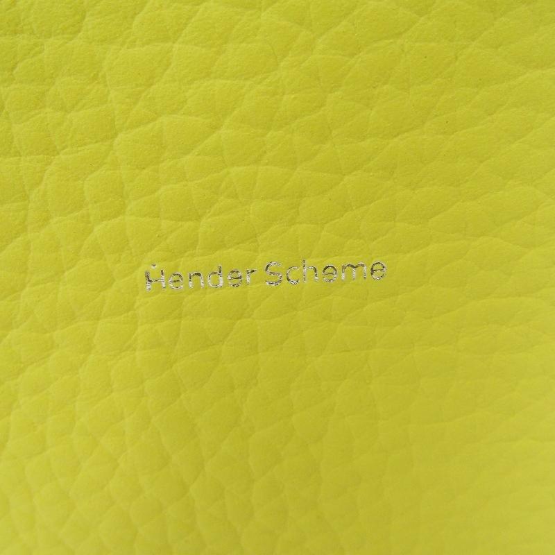 未使用 Hender Scheme エンダースキーマ bucket bag yv-b-bkb バケットバッグ シュリンクレザー 巾着 cream yellow   47000613 | Hender Scheme | 05