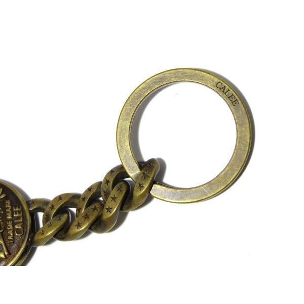 CALEE キャリー イーグル コンチョ キーチェーン BRASS 16SS CALEE キャリー イーグル コンチョ キーチェーン BRASS 16SS