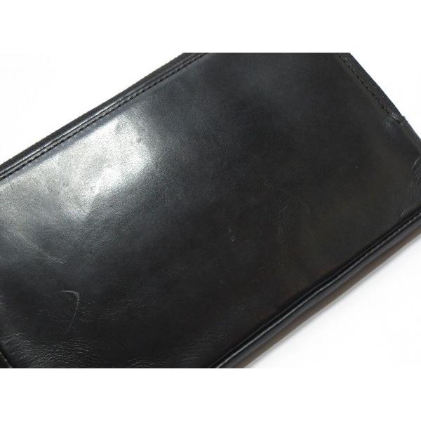 GANZO ガンゾ GUD2 ZIPウォレット カーフレザー 長財布 黒
