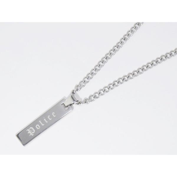 POLICE ポリス VERTICAL ヴァーティカル ロゴ プレート ネックレス ステンレス 【中古】50004482 : クラシック ...