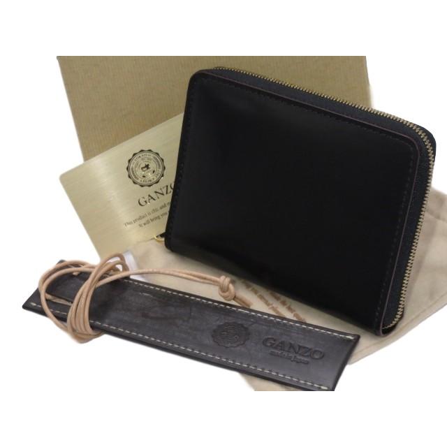 ガンゾ　GANZO　ケース 1度使用のみ GANZO ガンゾ コードバン 定期入れ パスケース