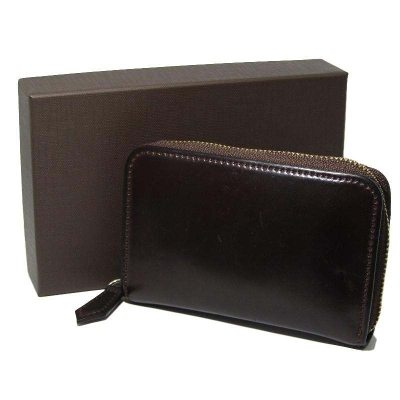 ココマイスターシェルコードバンコインケースサルトラム