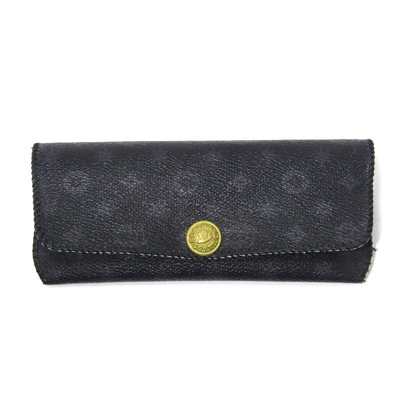 未使用 GLAD HAND グラッドハンド メガネケース GLASSES CASE モノグラム FAMILY CREST メガネ 眼鏡 ...