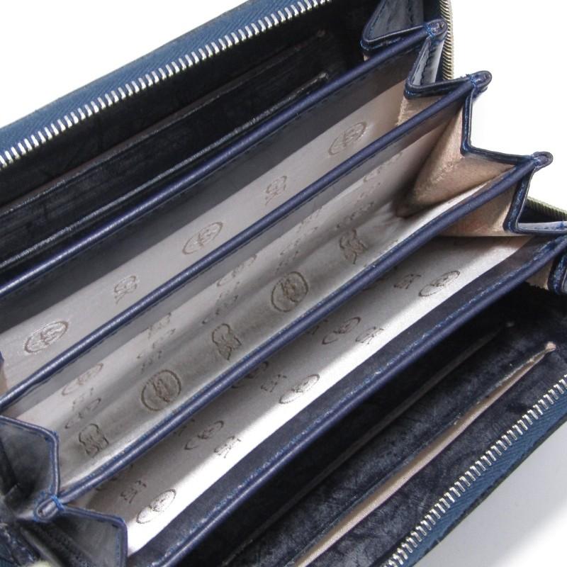 新品未使用グレンロイヤルジャバラ式財布ネイビーカラー