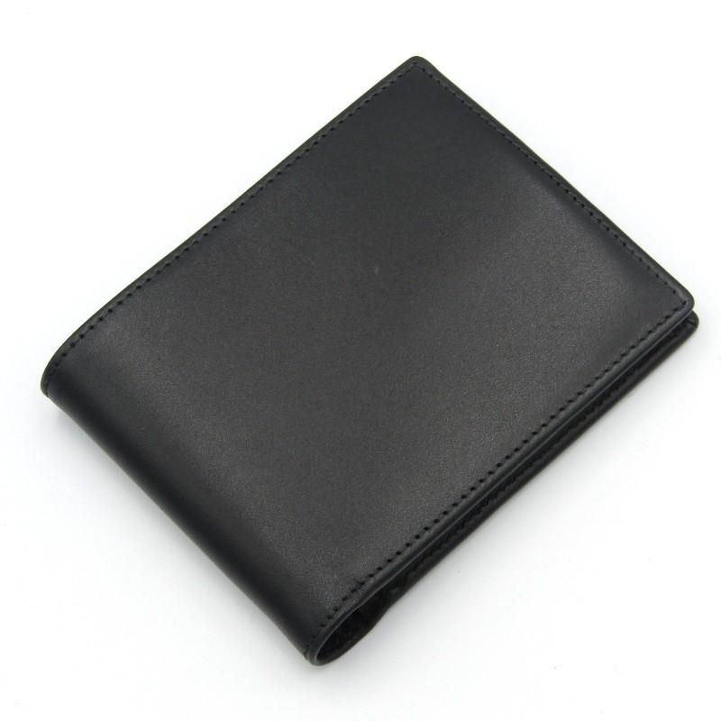 訳有 ETTINGER エッティンガー 二つ折り財布 BL141JR NO CORNERS 