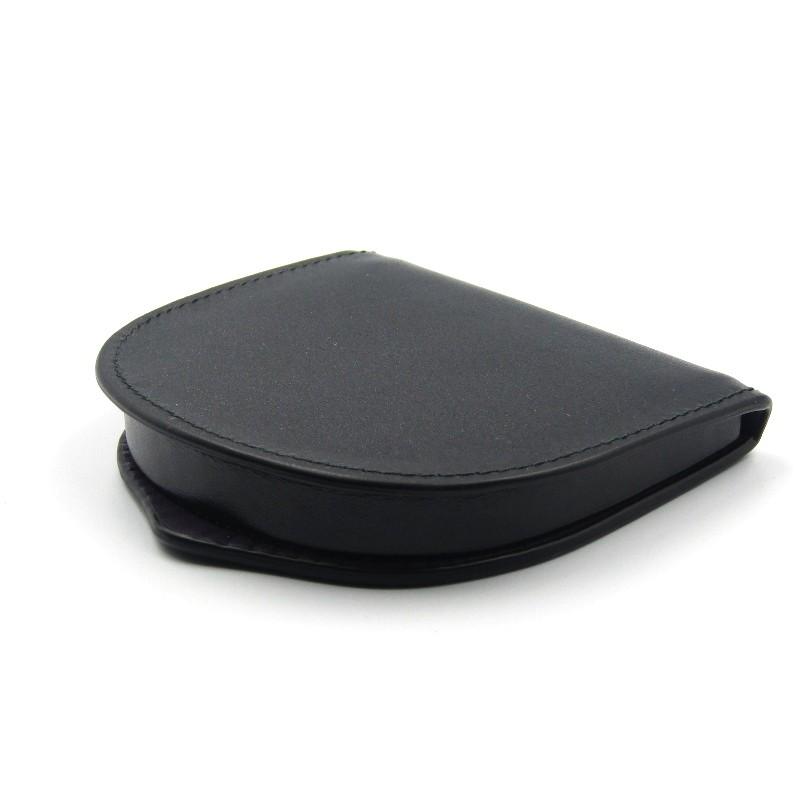 美品 ETTINGER エッティンガー 小銭入れ ST2127J SMALL TRAY PURSE 馬蹄型 コインケース カーフ 黒/紫  レザー 革  中古 50009149 | ETTINGER | 02