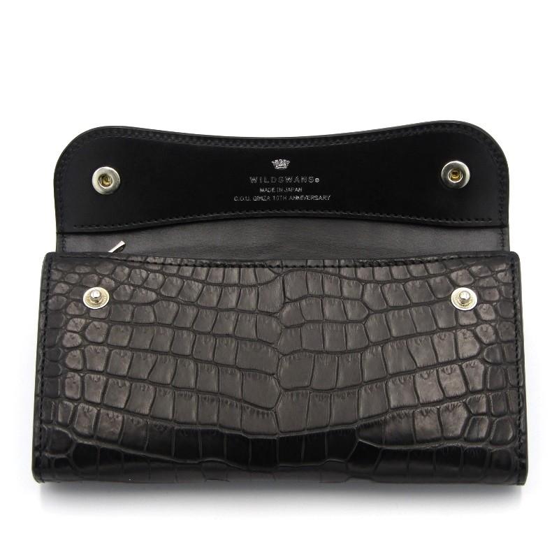 WILDSWANS 未使用 ワイルドスワンズ 長財布 G10 ポロサス WAVE WILDSWANS 未使用 ワイルドスワンズ 長財布 G10 ポロサス WAVE