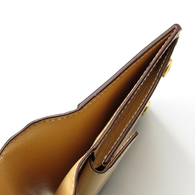 未使用 CIMABUE チマブエ 二つ折り財布 アニリン コードバン