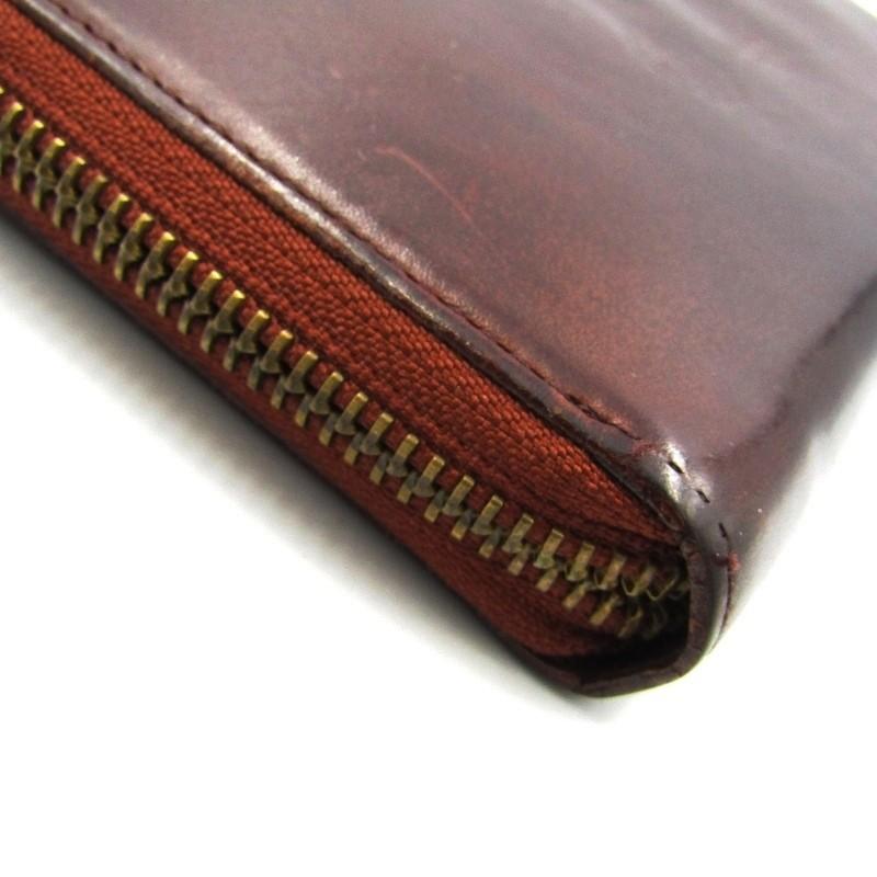 GANZO】 ガンゾ GUD2ラウンドファスナー長財布ワインカラー