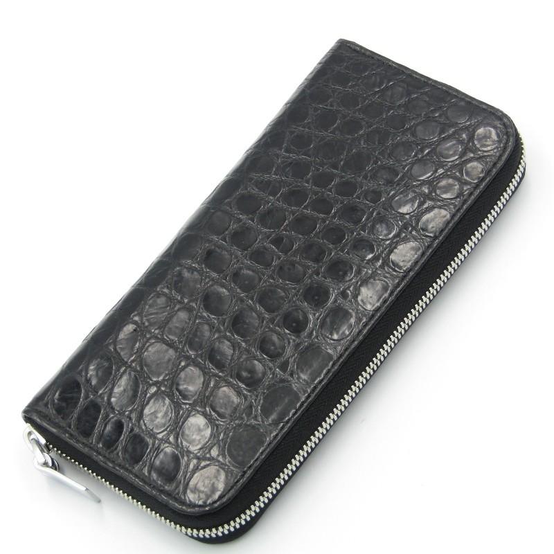 極美品✨aniary アニアリ クロコ 長財布 ラウンドファスナー　ブラウン 極美品✨aniary アニアリ クロコ 長財布 ラウンドファスナー