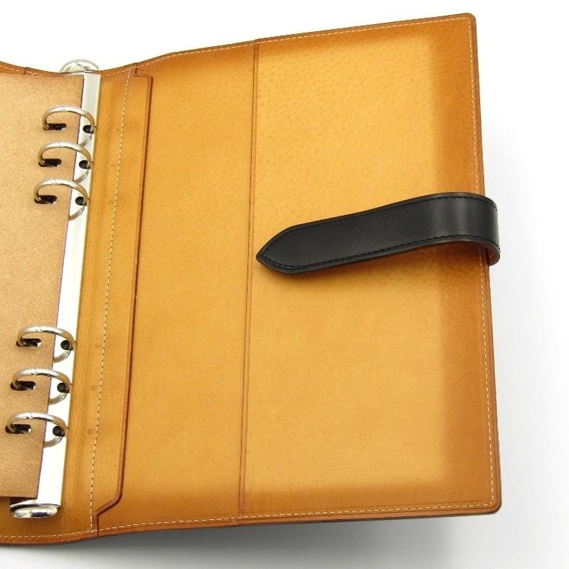 GANZO 美品 ガンゾ システム手帳 シンブライドル A5サイズ THIN