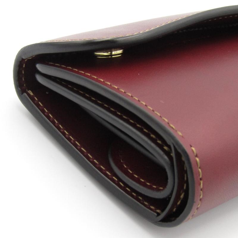 美品】ワイルドスワンズ イングリッシュブライドル バーン 3つ折り財布  
