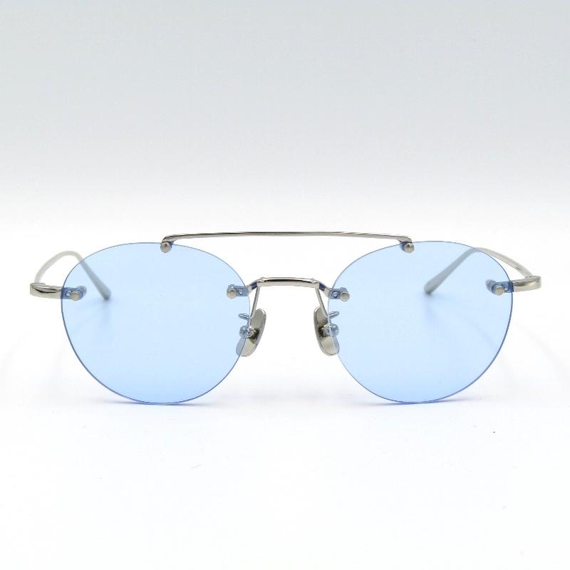 ADSR リムレスサングラス　シルバー A.D.S.R. サングラス LARS ラーシュ 03 ( Silver / Gray ) シルバー
