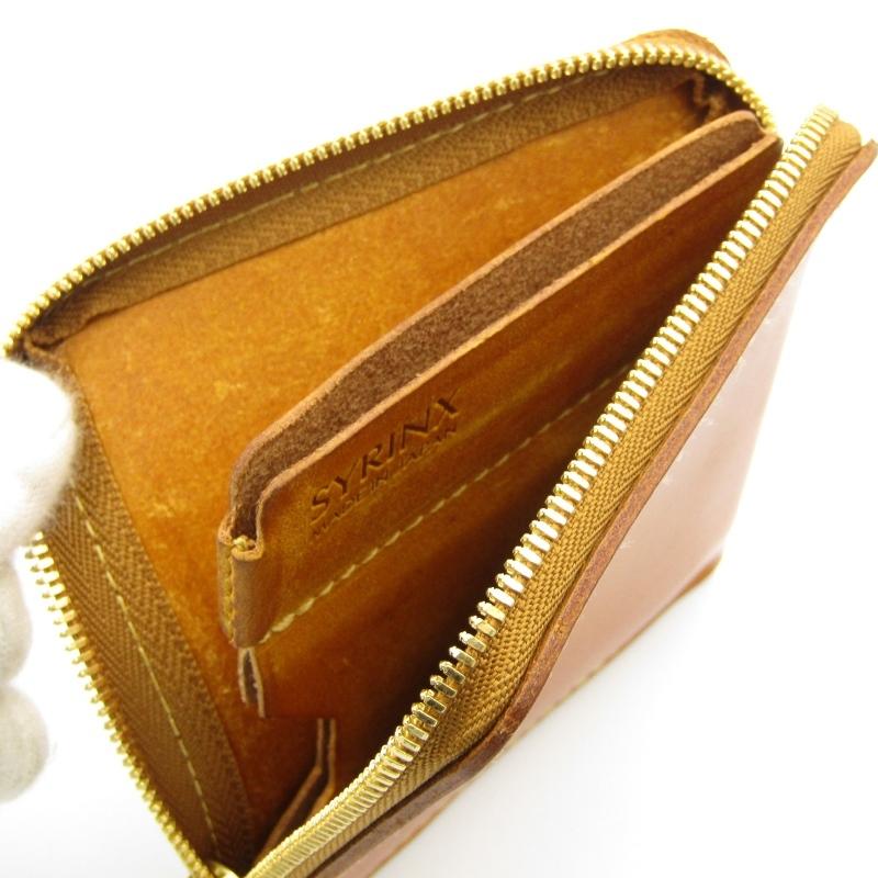 良品 SYRINX サイリンクス ミニ財布 HITOE L ZIPS Velluto