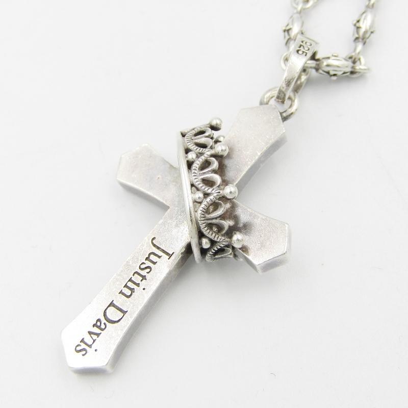 JUSTIN DAVIS ジャスティンデイビス ネックレス SPJ122-1 Cross with 