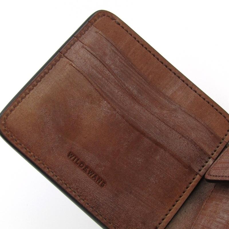 WILDSWANS 未使用 ワイルドスワンズ 二つ折り財布 フルグレイン WILDSWANS 未使用 ワイルドスワンズ 二つ折り財布 フルグレイン