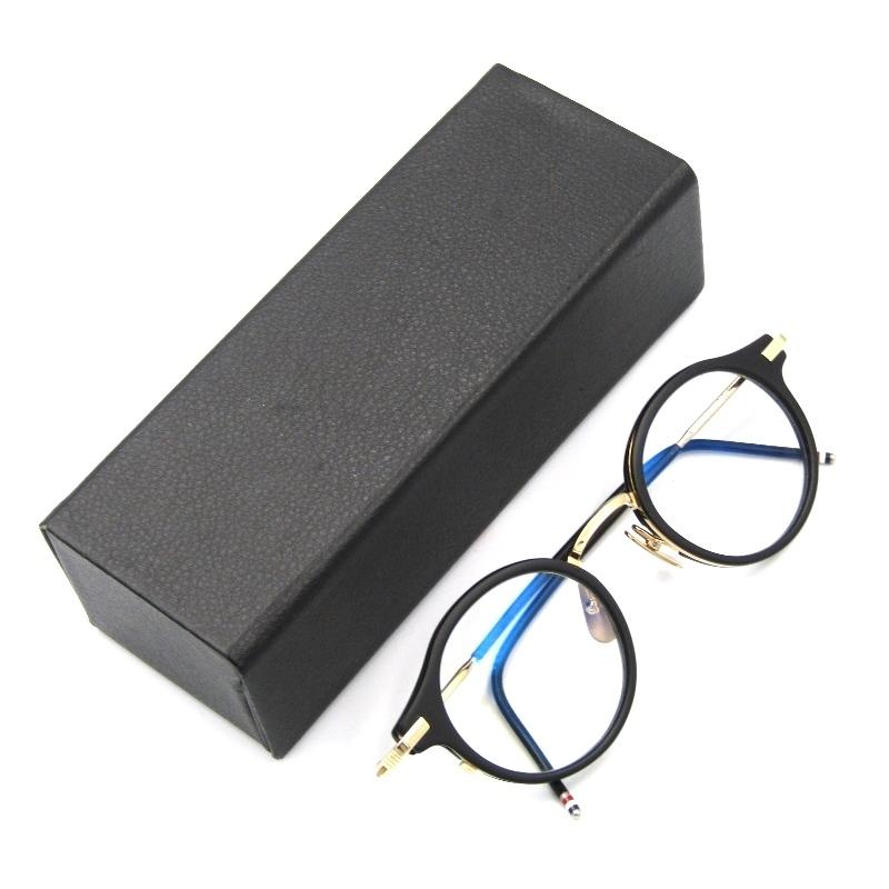 THOM BROWNE トムブラウン メガネフレーム TB-807-A-T-BLK-GLD-45 