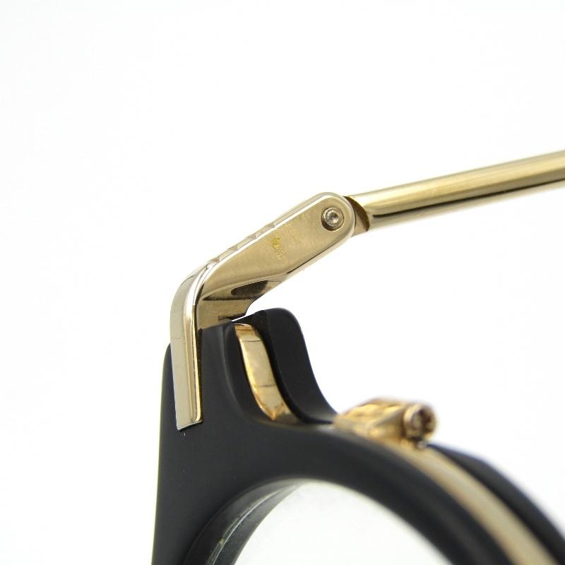 THOM BROWNE トムブラウン メガネフレーム TB-807-A-T-BLK-GLD-45