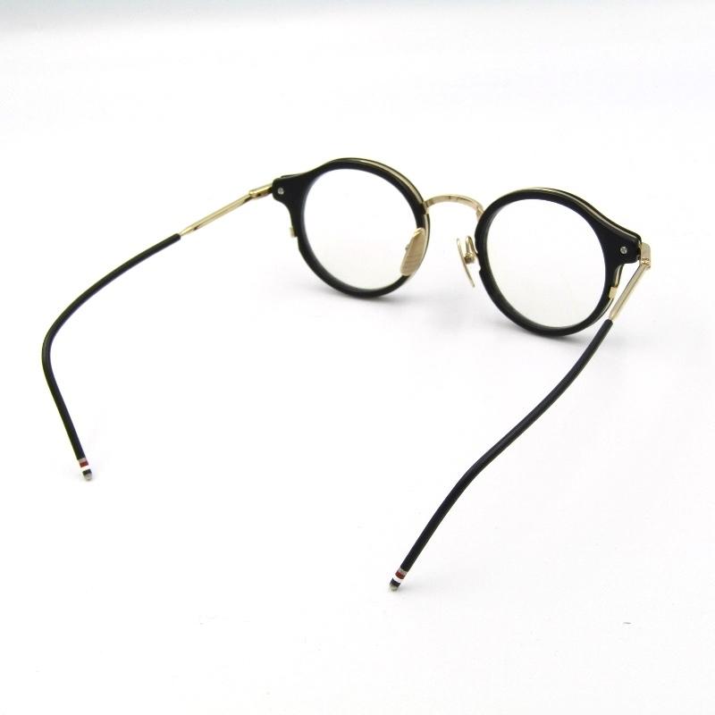 THOM BROWNE トムブラウン メガネフレーム TB-807-A-T-BLK-GLD-45 