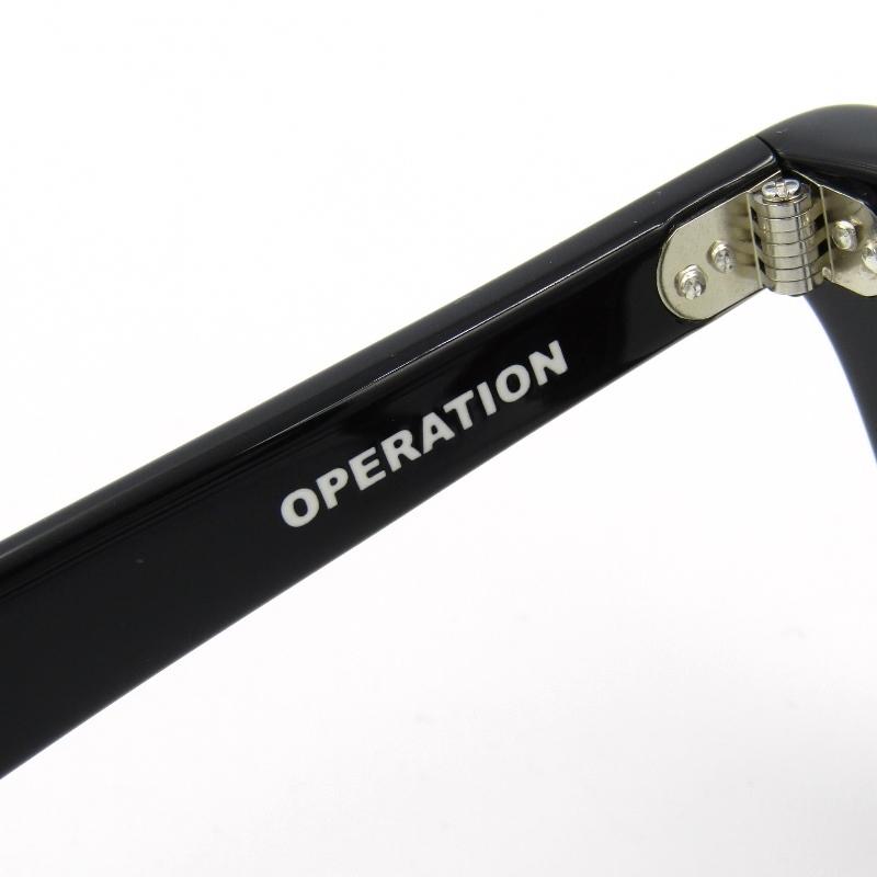 The REAL McCOY'S OPERATION BK サングラス EFFECTOR × The REAL McCOY'S エフェクター メガネ OPERATION BK