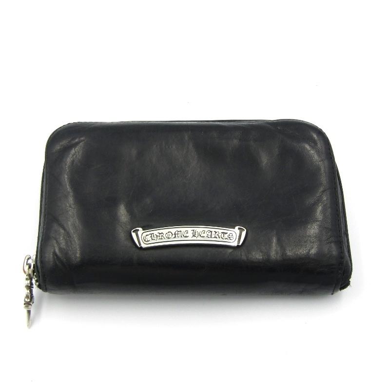 クロムハーツ 財布 REC F ZIP MINI ミニラウンドジップレザー CHROME HEARTS Chrome Hearts クロムハーツ 二つ折り財布 REC F