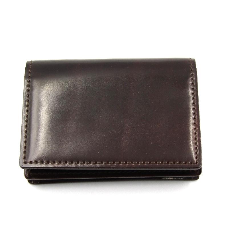 GANZO 美品 ガンゾ 名刺入れ SHELL CORDOVAN2 シェルコードバン