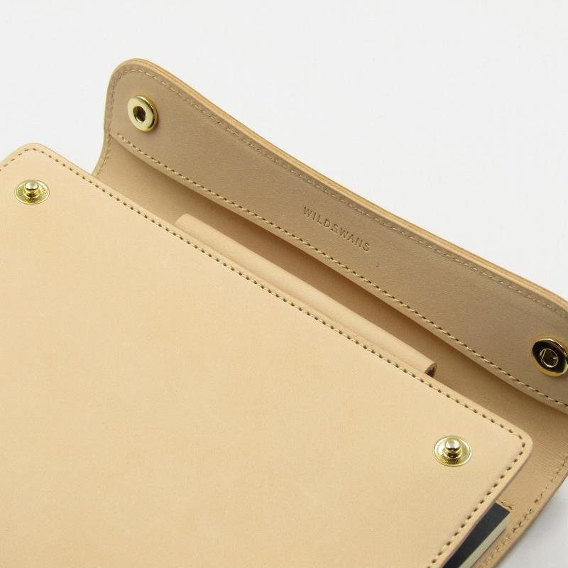 WILDSWANS 未使用 ワイルドスワンズ ノートカバー OWL-B6 サドルプル 