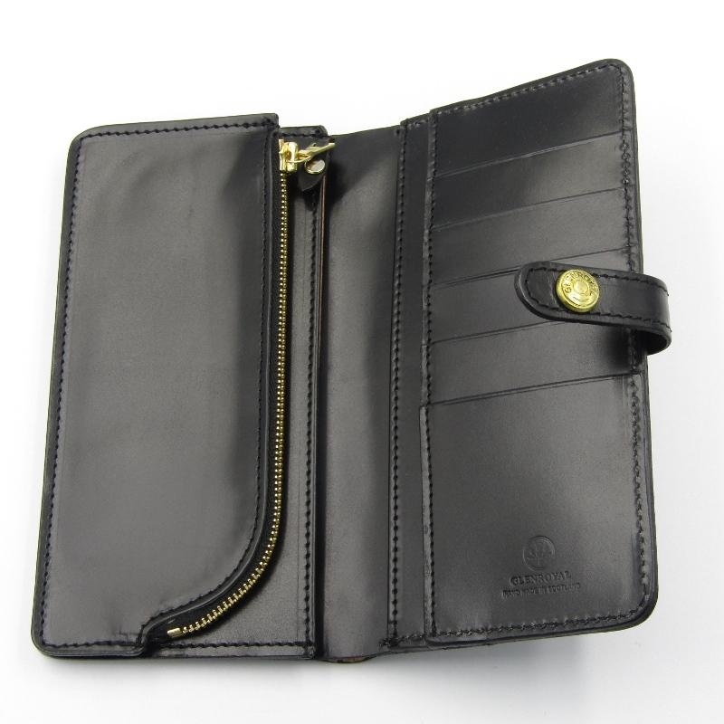 新品GLENROYAL グレンロイヤルラウンドロングパースブラック黒