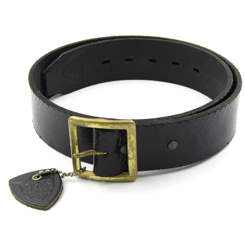 HTC 未使用 BLACK エイチティーシー ベルト PYTHON PLANE BRASS BUCKLE 