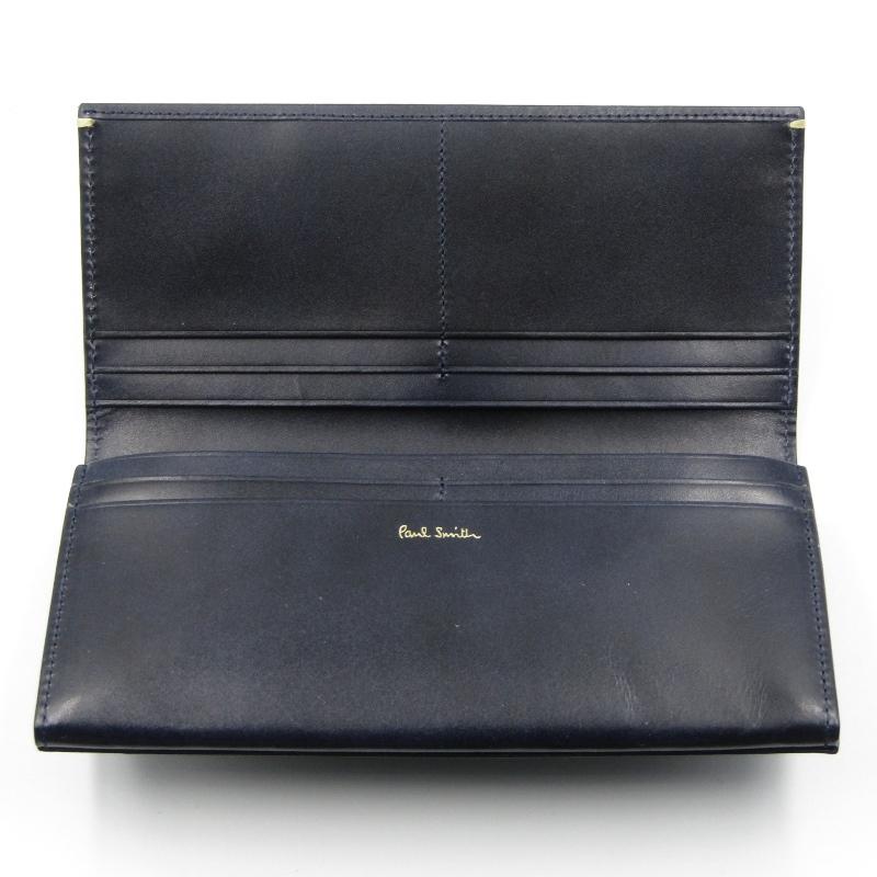 【新品未使用】ポールスミス 二つ折り財布655 ブラック ポールスミス PAUL SMITH 二つ折り財布 財布 メンズ 小銭入れ付