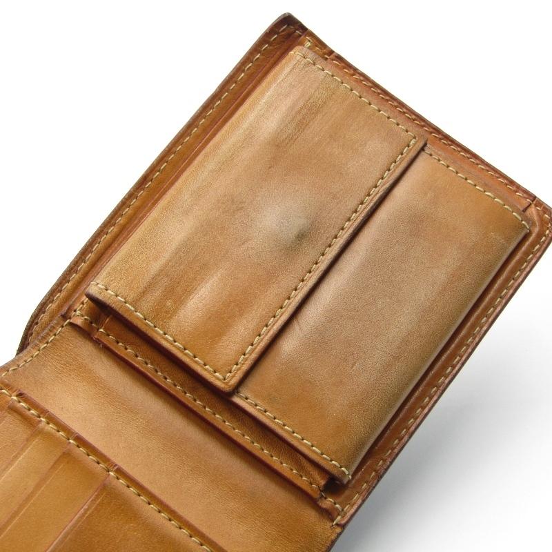 GANZO ガンゾ 二つ折り財布 CORDOVAN 小銭入れ付き コードバン