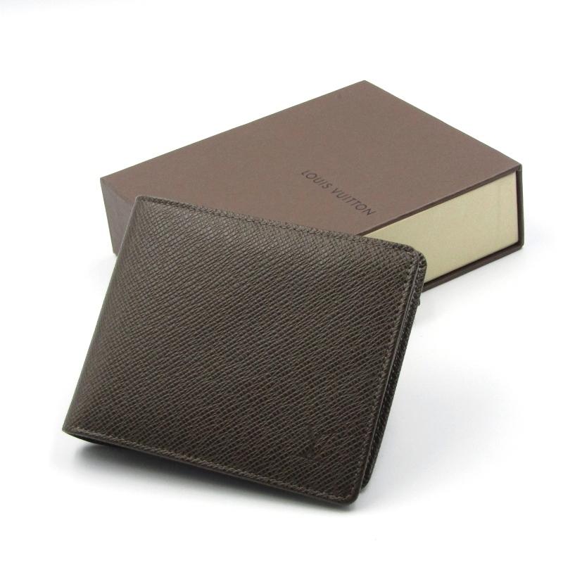 美品】ルイヴィトン タイガ ポルトフォイユ フロリン 二つ折り財布  