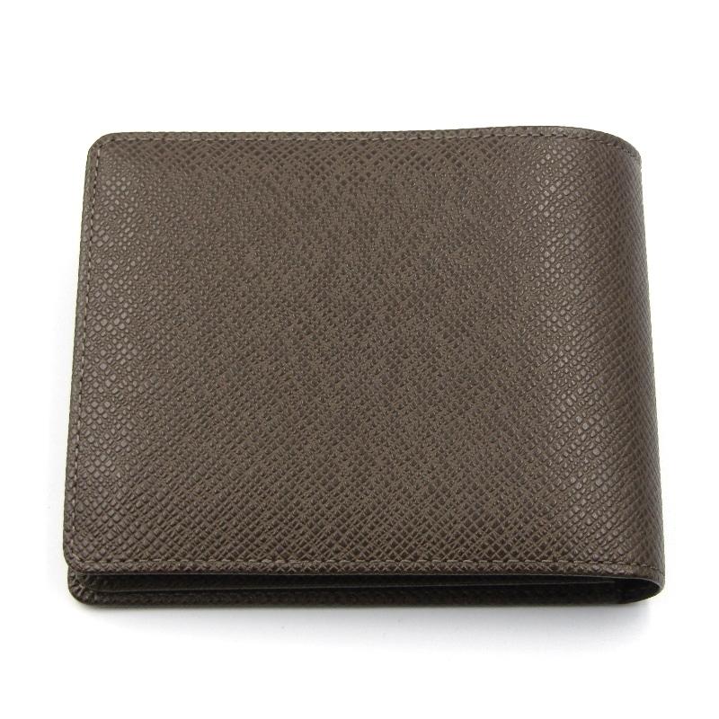 LOUIS VUITTON 美品 ルイヴィトン 二つ折り財布 M31118 タイガ  