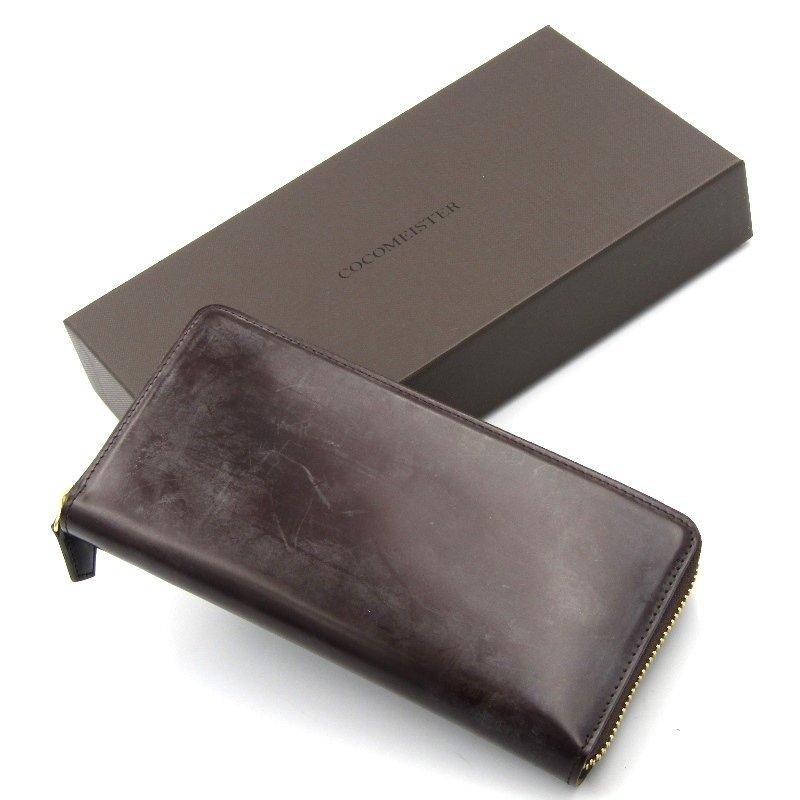 未使用 COCOMEISTER ココマイスター 長財布 コードバン ラウンド長財布 