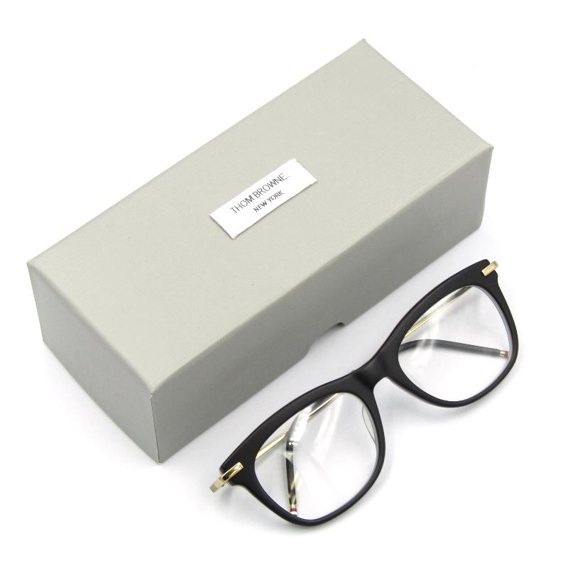 THOM BROWNE 未使用 トムブラウン メガネフレーム TB-712-C-NVY-GLD-52 