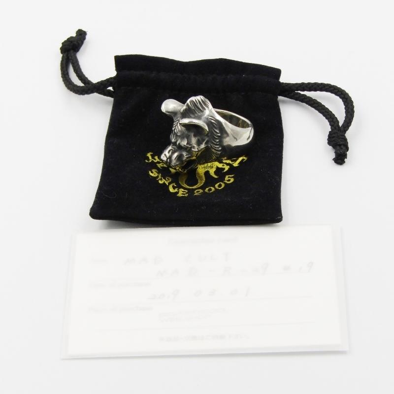 未使用 MAD CULT マッドカルト リング HYENA HEAD RING ハイエナ 未使用 MAD CULT マッドカルト リング HYENA HEAD RING ハイエナ