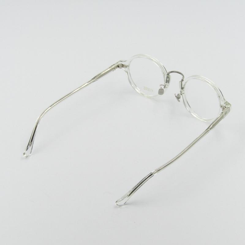 未使用 ayame アヤメ メガネフレーム ROD ラウンド コンビ ロッド 丸メガネ CLE/クリア メガネ 眼鏡 サングラス 中古 50012128 :50012128:クラシック 通販 ayame アヤメ ROD CLE 46