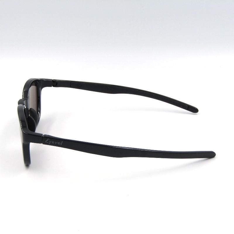 良品 Eyevol アイヴォル サングラス ARCE アルセ スクエア EYEVAN アイヴァン BK-DG/ブラック/ダークグレー メガネ 眼鏡  中古 50012179
