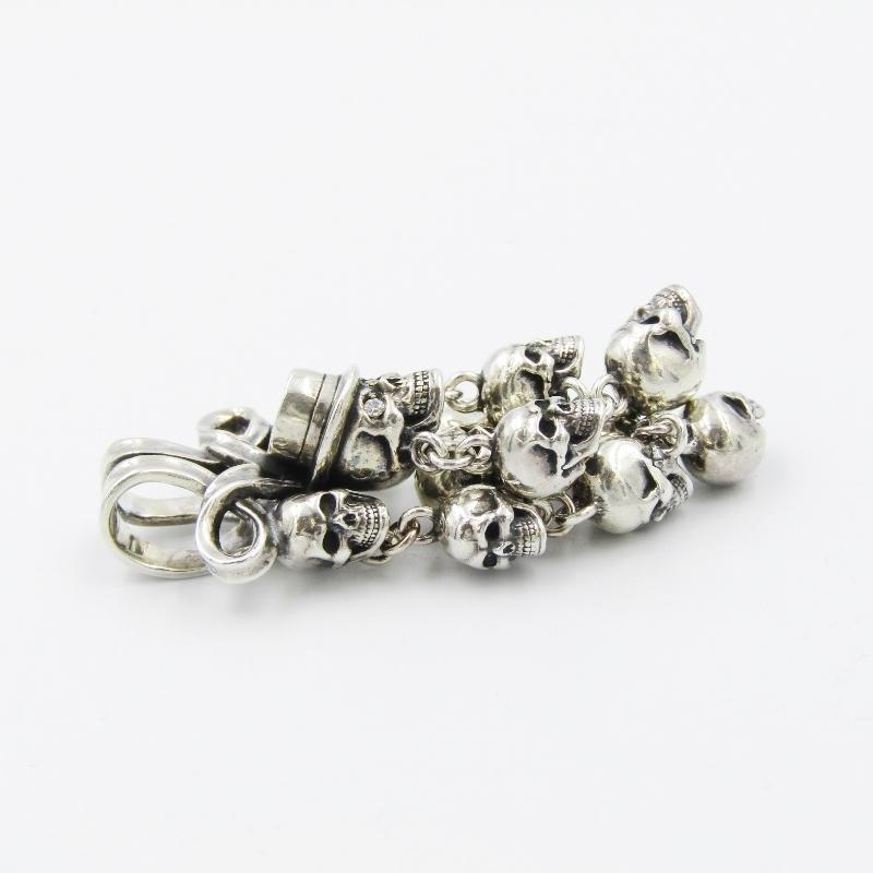 美品◇JUSTIN DAVIS◇VOO DOO CLUSTER◇スカルペンダント